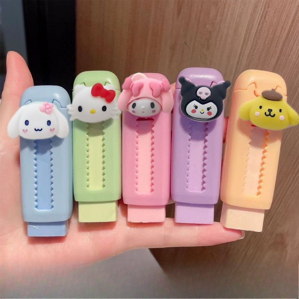 Cartoon Retractable Eraser Kaw - Kawaii Tech Accessories review and price