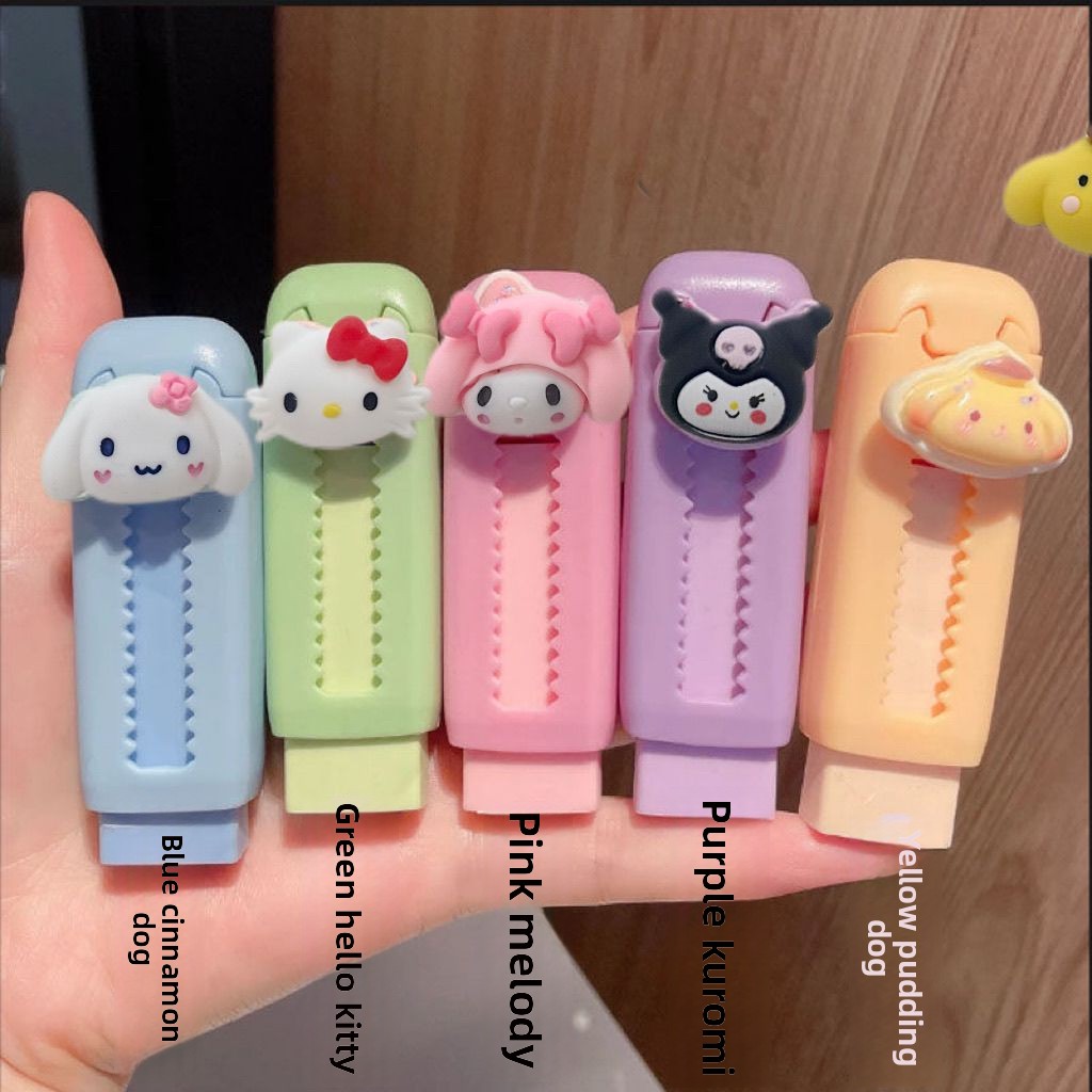 Cartoon Retractable Eraser Kaw - Kawaii Tech Accessories review and price