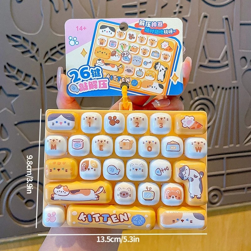26Grid Keycap Clicker Anti Str - Kawaii Tech Accessories review and price