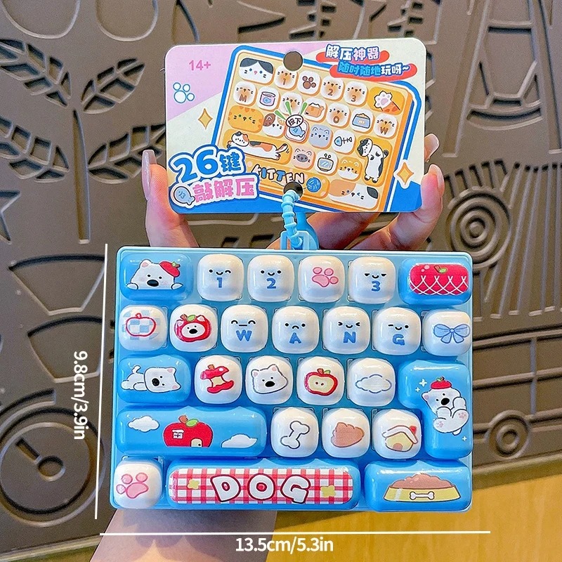 26Grid Keycap Clicker Anti Str - Kawaii Tech Accessories review and price